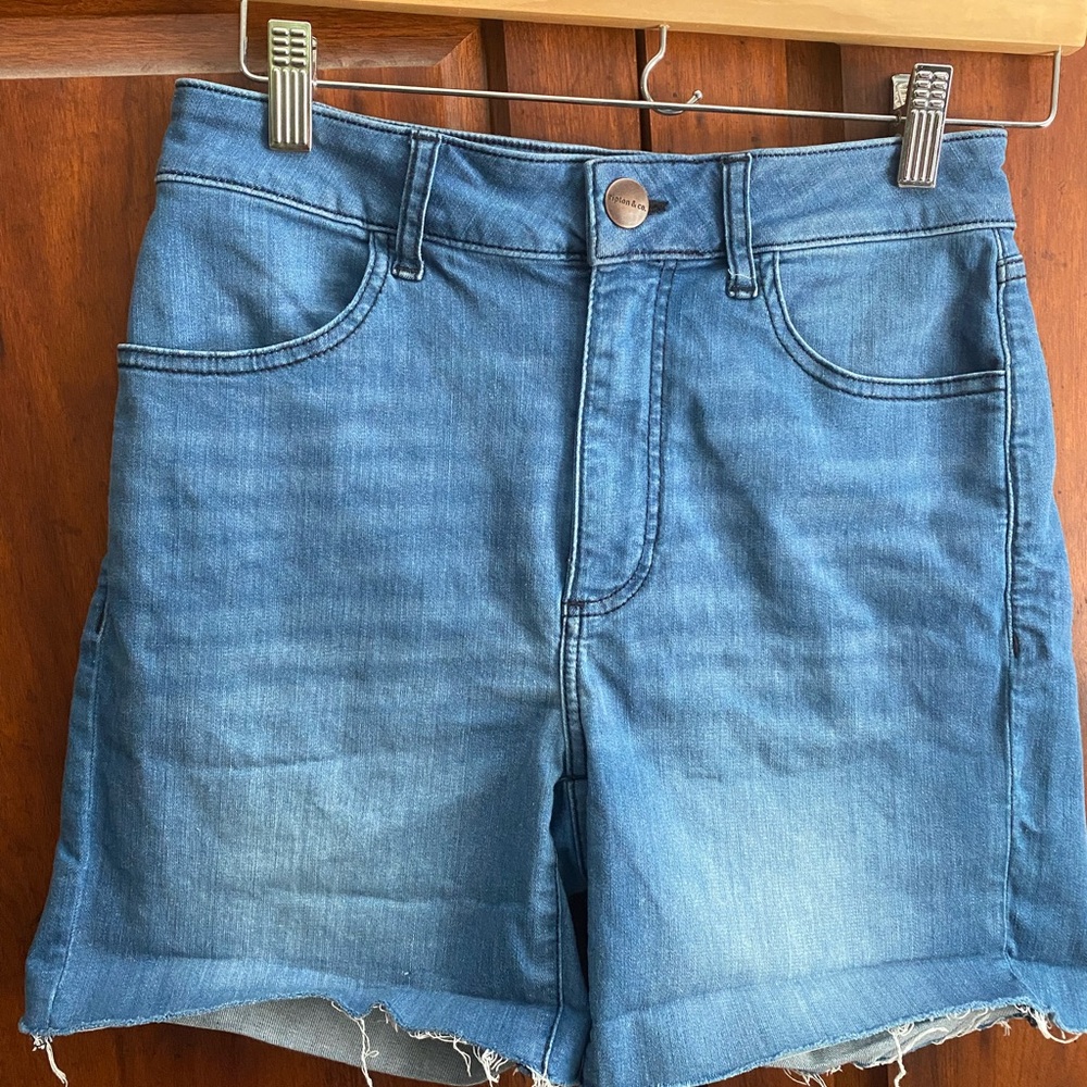Classic Frayed Hem Jorts (Denim Shorts)